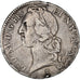 Moneda, Francia, Louis XV, Écu au bandeau, 1743, Caen, Rare, BC+, Plata