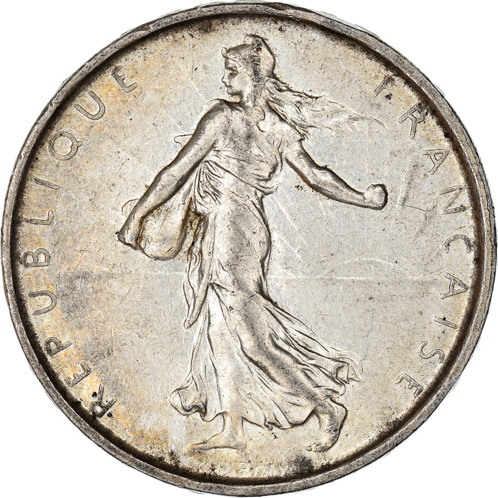Coin, France, Semeuse, 5 Francs, 1967, Paris, AU(50-53), Silver, KM:926