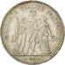 Coin, France, Hercule, 5 Francs, 1876, Paris, AU(50-53), Silver, KM:820.1