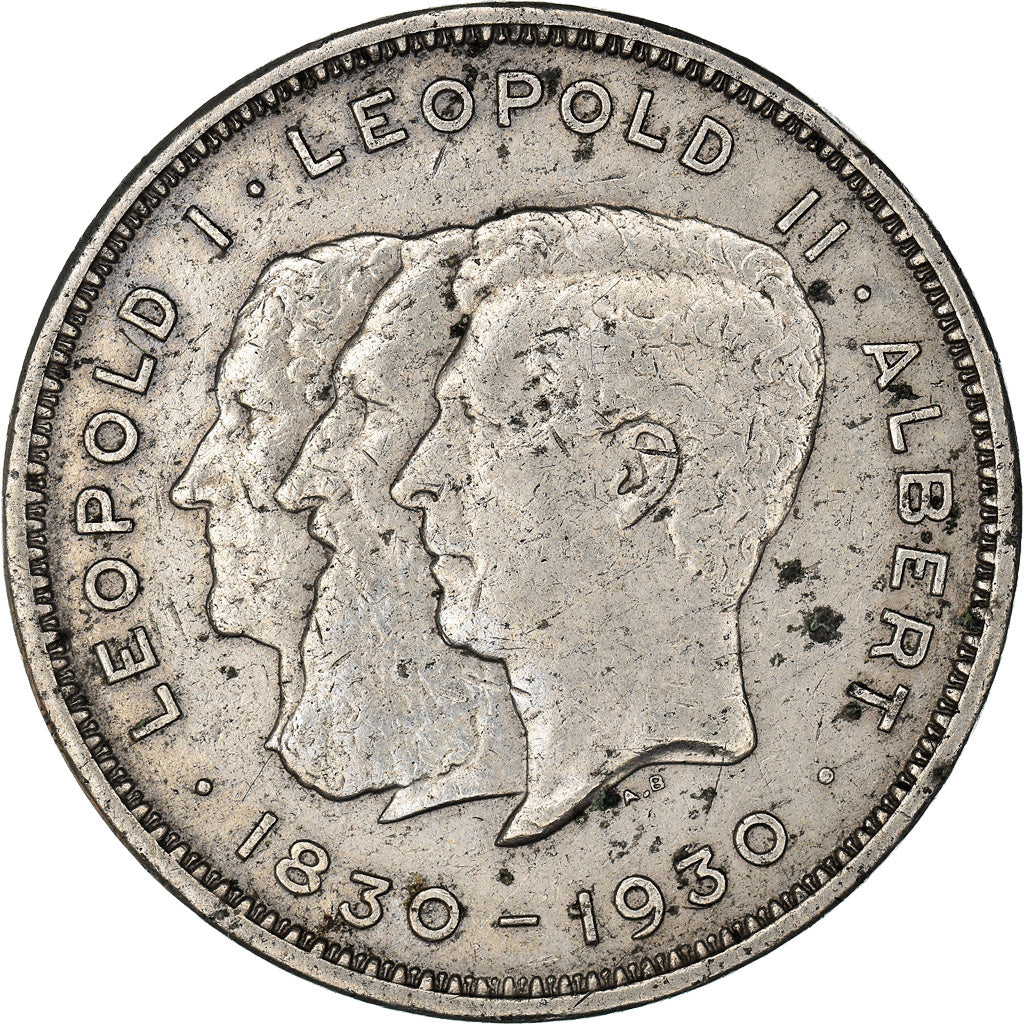 Moneta, Belgio, 10 Francs-10 Frank, Deux / Twee Belgas, 1930, MB+, Nichel, KM:99