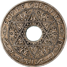 Coin, Morocco, Yusuf, 25 Centimes, undated (1921), bi-Bariz, Paris, EF(40-45)