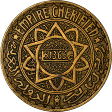 Coin, Morocco, Mohammed V, 5 Francs, 1945/AH1365, Paris, EF(40-45)