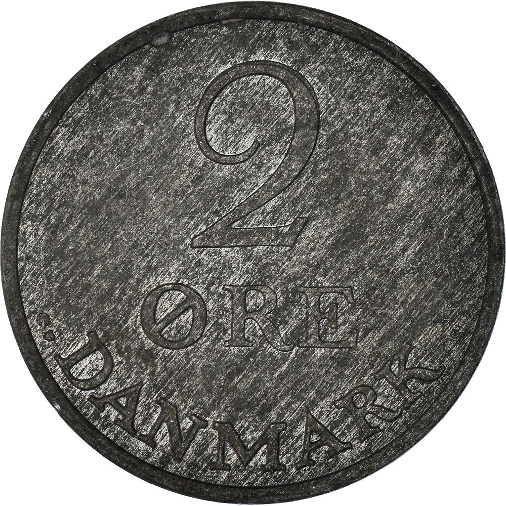 Monnaie, Danemark, Frederik IX, 2 Öre, 1965, Copenhagen, TTB+, Zinc, KM:840.2