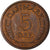 Münze, Dänemark, Frederik IX, 5 Öre, 1966, Copenhagen, VZ, Bronze, KM:848.1