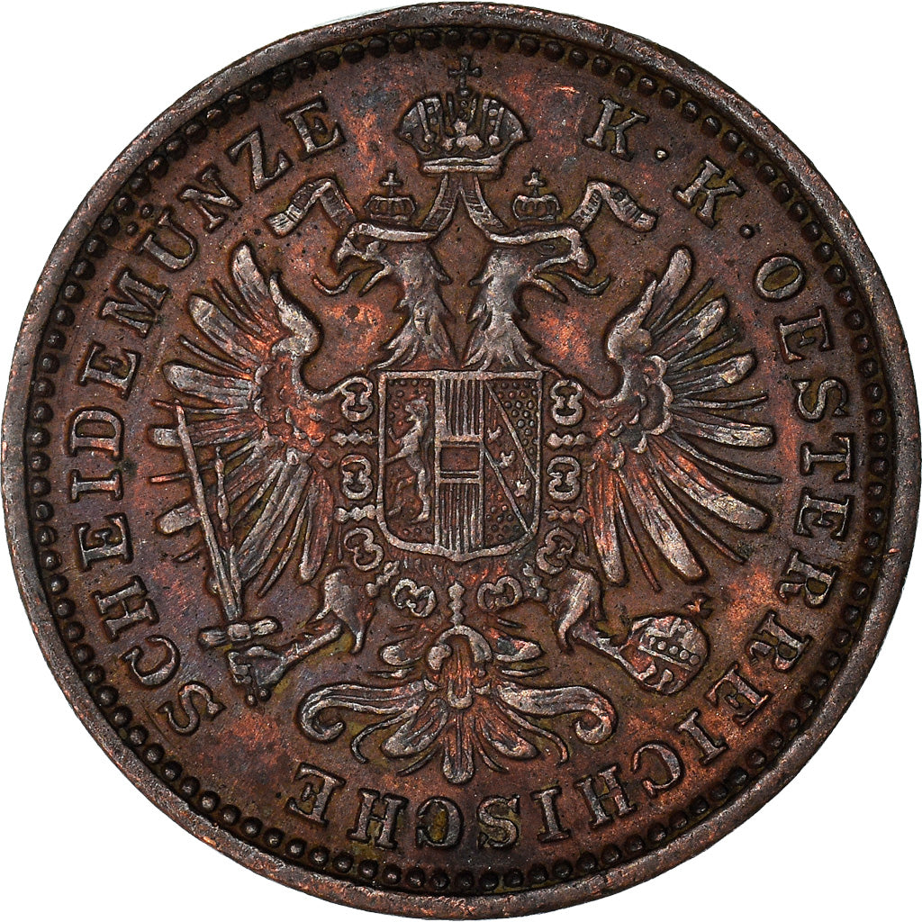 Coin, Austria, Franz Joseph I, Kreuzer, 1885, EF(40-45), Copper, KM:2187