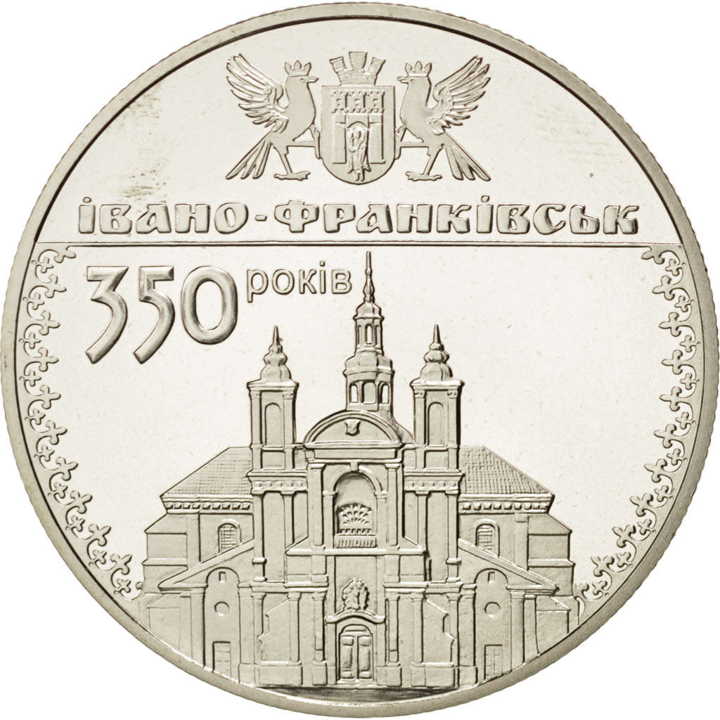 Coin, Ukraine, 5 Hryven, 2012, MS(63), Copper-nickel, KM:659