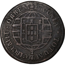 Monnaie, Brésil, 10 Reis, 1819, Rio de Janeiro, TB+, Cuivre, KM:314.1