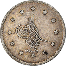 Coin, Turkey, Abdul Aziz, Kurush, 1864/AH1277, Qustantiniyah, EF(40-45), Silver