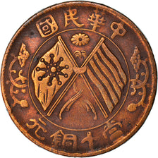 Coin, CHINA, REPUBLIC OF, 10 Cash, 10 Wen, undated (1920), Changsha, EF(40-45)