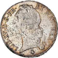Moneta, Francia, Louis XV, Écu au bandeau, 1759, Paris, MB+, Argento, KM:512.1