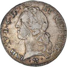 Monnaie, France, Louis XV, Écu au bandeau, 1763, Bayonne, TB+, Argent