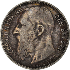 Coin, Belgium, Franc, 1909, VF(30-35), Silver, KM:57.1