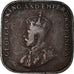 Moneda, Colonias del Estrecho, George V, Cent, 1926, BC+, Bronce, KM:32