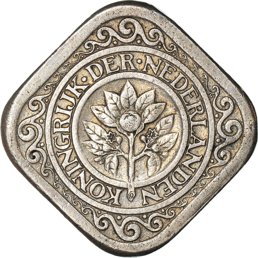 Monnaie, Pays-Bas, Wilhelmina I, 5 Cents, 1940, TTB, Copper-nickel, KM:153