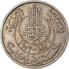 Münze, Tunesien, Muhammad al-Amin Bey, 5 Francs, 1957, Paris, SS+