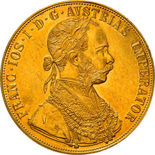 Monnaie, Autriche, Franz Joseph I, 4 Ducat, 1915, Vienne, Refrappe officielle