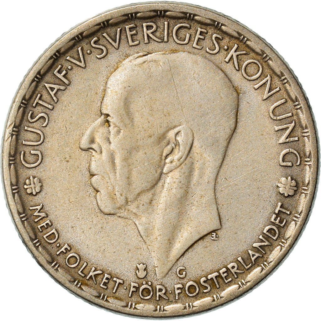 Coin, Sweden, Gustaf V, Krona, 1944, EF(40-45), Silver, KM:814