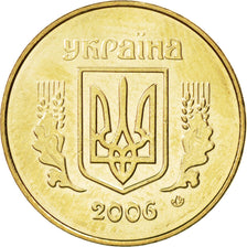 Coin, Ukraine, 25 Kopiyok, 2006, MS(63), Aluminum-Bronze, KM:2.1b