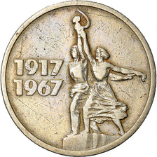 Coin, Russia, 15 Kopeks, 1967, EF(40-45), Copper-Nickel-Zinc, KM:137