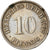 Coin, GERMANY - EMPIRE, Wilhelm II, 10 Pfennig, 1907, Stuttgart, EF(40-45)