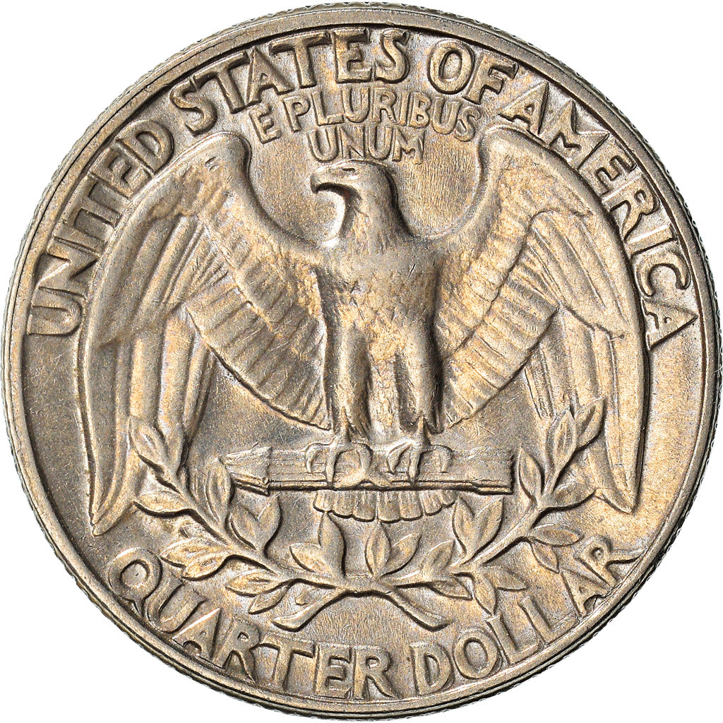 Moeda, Estados Unidos da América, Washington Quarter, Quarter, 1972, Denver