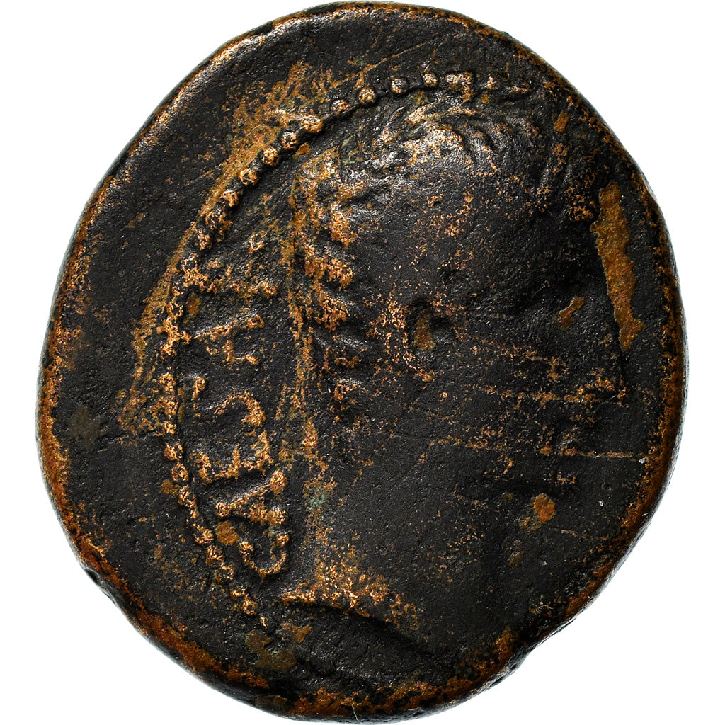 Coin, Augustus, Bronze Æ, 25 BC, Asia Minor, VF(20-25), Bronze, RIC:486