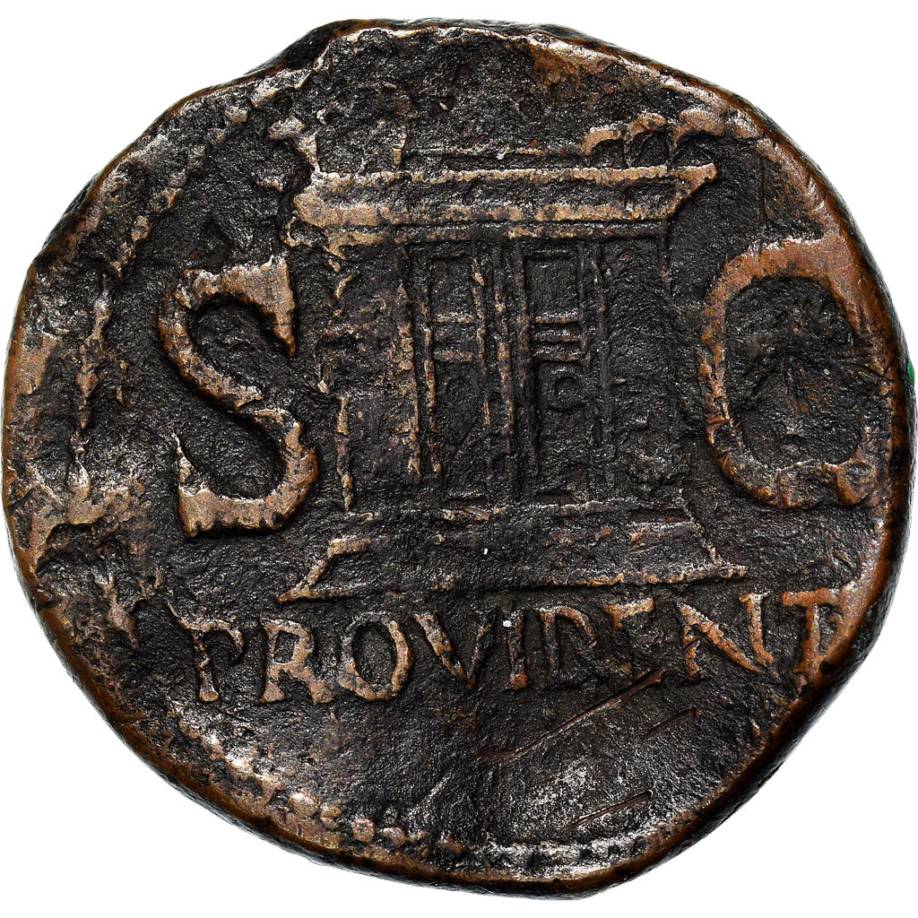 Monnaie, Divus Augustus, Dupondius, 31-37 AD, Rome, TB+, Bronze, RIC:81