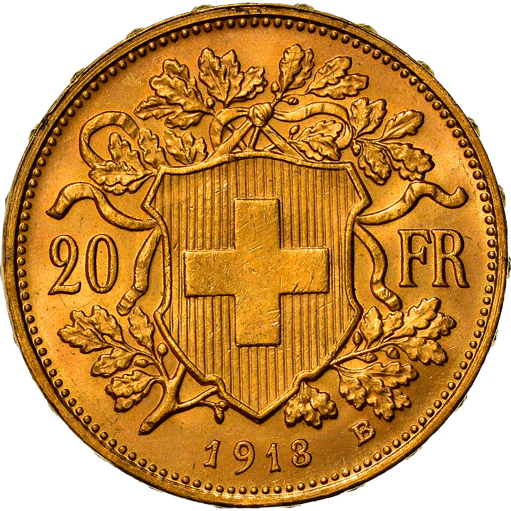 Moneda, Suiza, 20 Francs, 1913, Bern, EBC+, Oro, KM:35.1