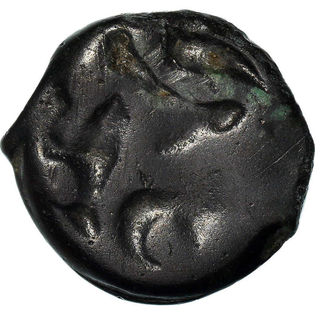 Moeda, Senones, Potin, Ist century BC, VG(8-10), Bilhão, Delestrée:2640