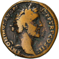 Coin, Antoninus Pius, Sestertius, 140-144, Rome, VF(20-25), Bronze, RIC:597