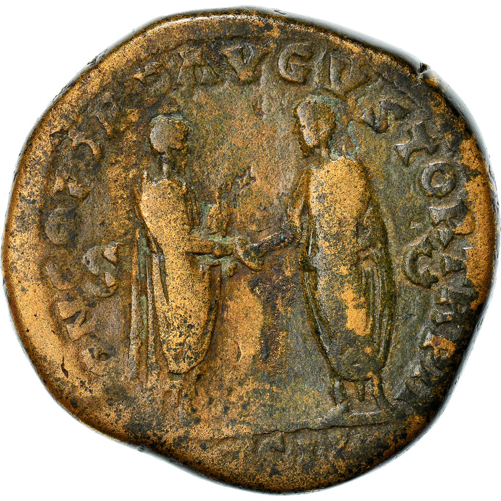 Coin, Marcus Aurelius, Sestertius, 161, Rome, VF(30-35), Bronze, RIC:1278