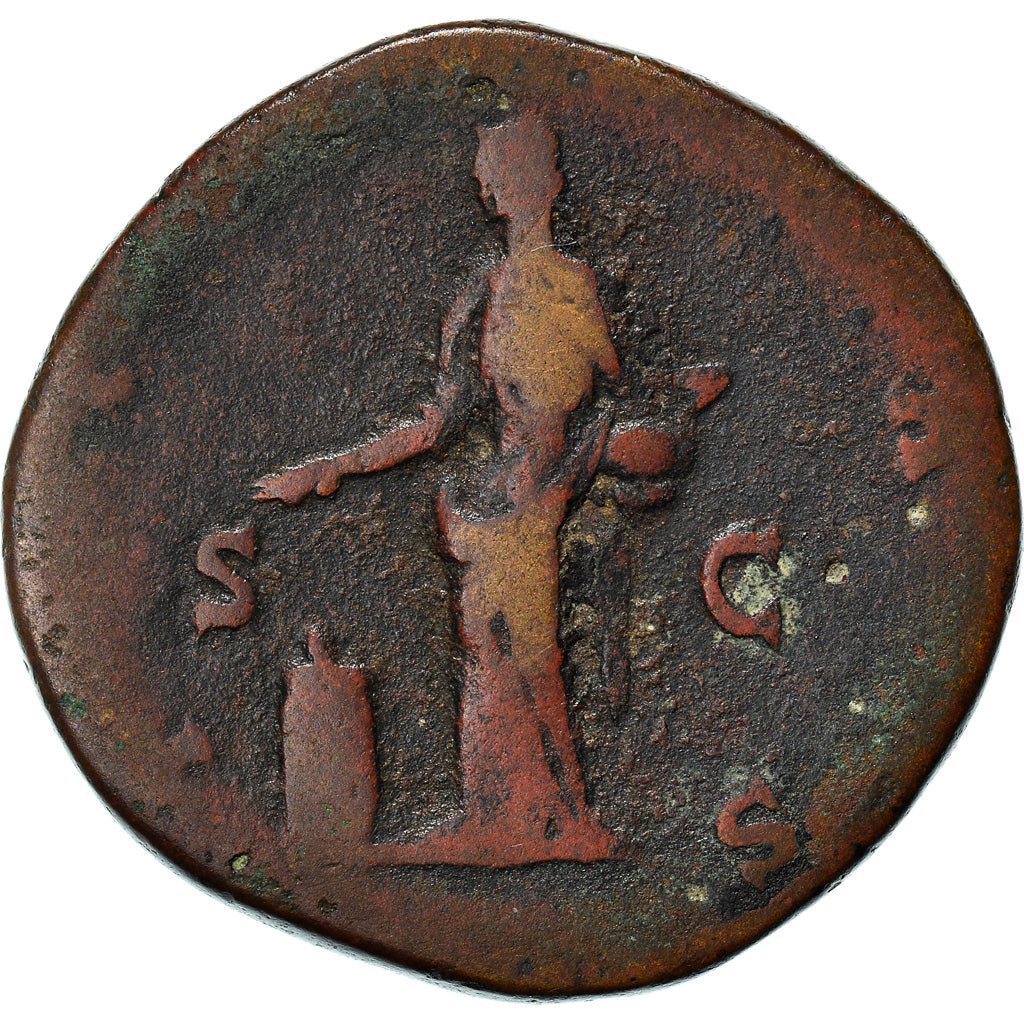 Coin, Lucilla, Sestertius, 164-169, Rome, VF(20-25), Bronze, RIC:1755
