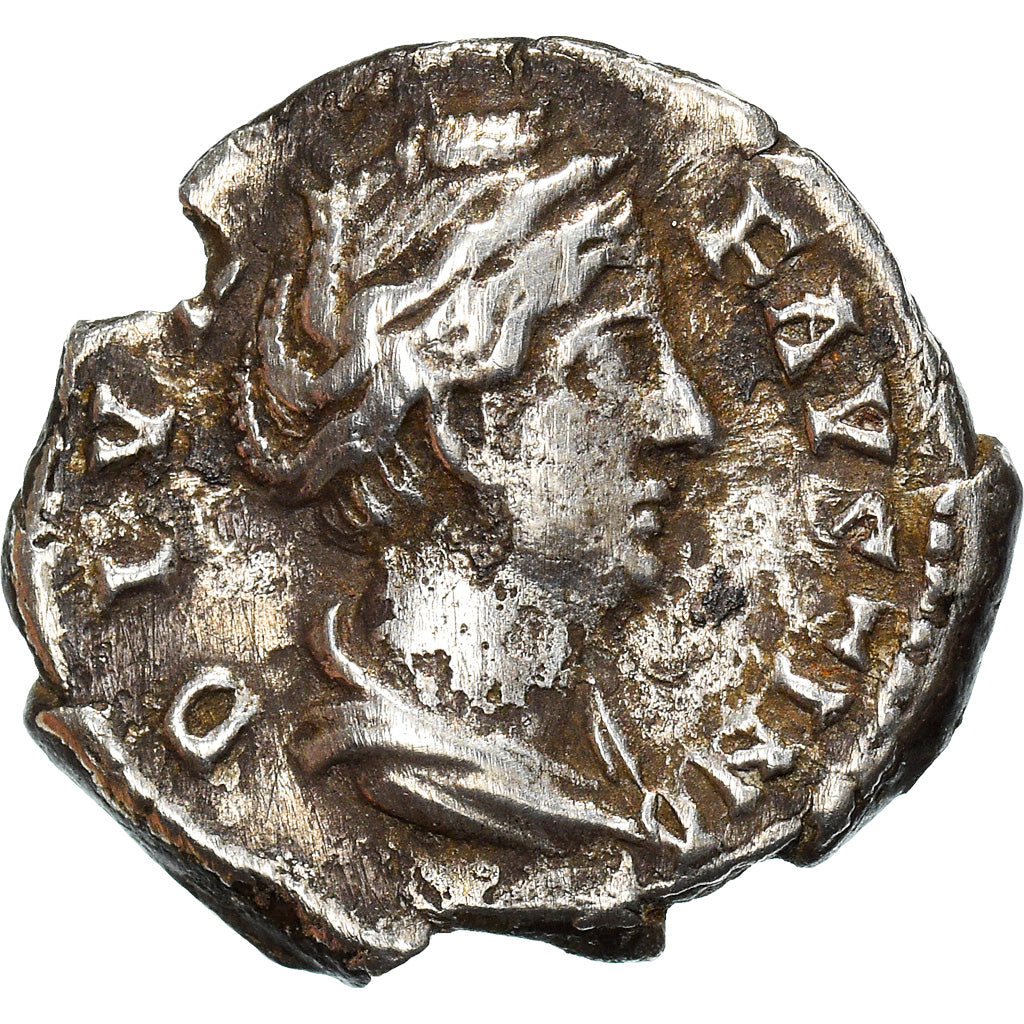 Coin, Diva Faustina I, Denarius, After 141 AD, Rome, VF(30-35), Silver, RIC:362