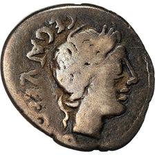 Moneta, Egnatuleia, Quinarius, 97 BC, Rome, VF(20-25), Srebro, Crawford:333/1