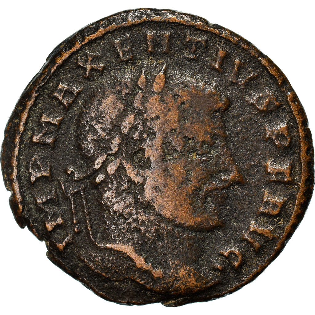 Coin, Maxentius, Follis, 308-309, Ticinum, VF(20-25), Bronze