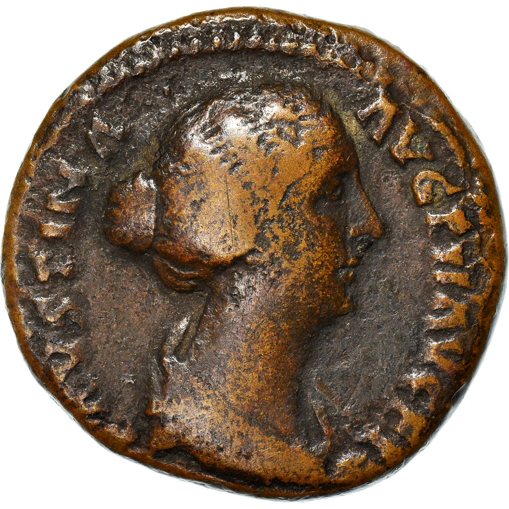 Coin, Faustina II, As, 156-161, Rome, VF(30-35), Bronze