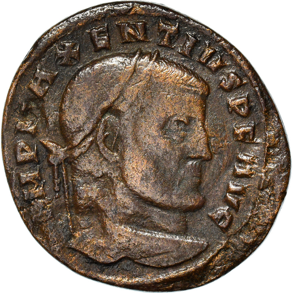 Coin, Maxentius, Follis, AD 307, Carthage, VF(30-35), Bronze, RIC:60