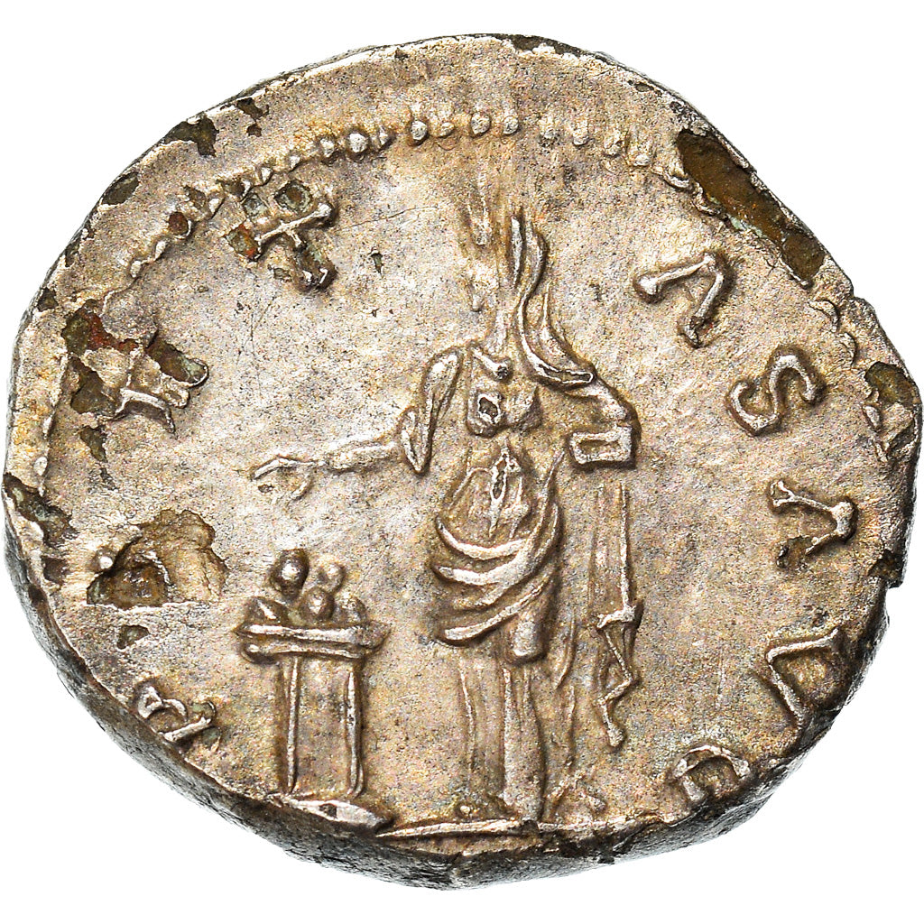 Monnaie, Antonin le Pieux, Denier, 138-161, Atelier incertain, Fourrée, TTB+