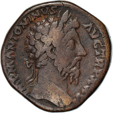 Coin, Marcus Aurelius, Sestertius, 170-171, Rome, VF(30-35), Bronze, RIC:1017