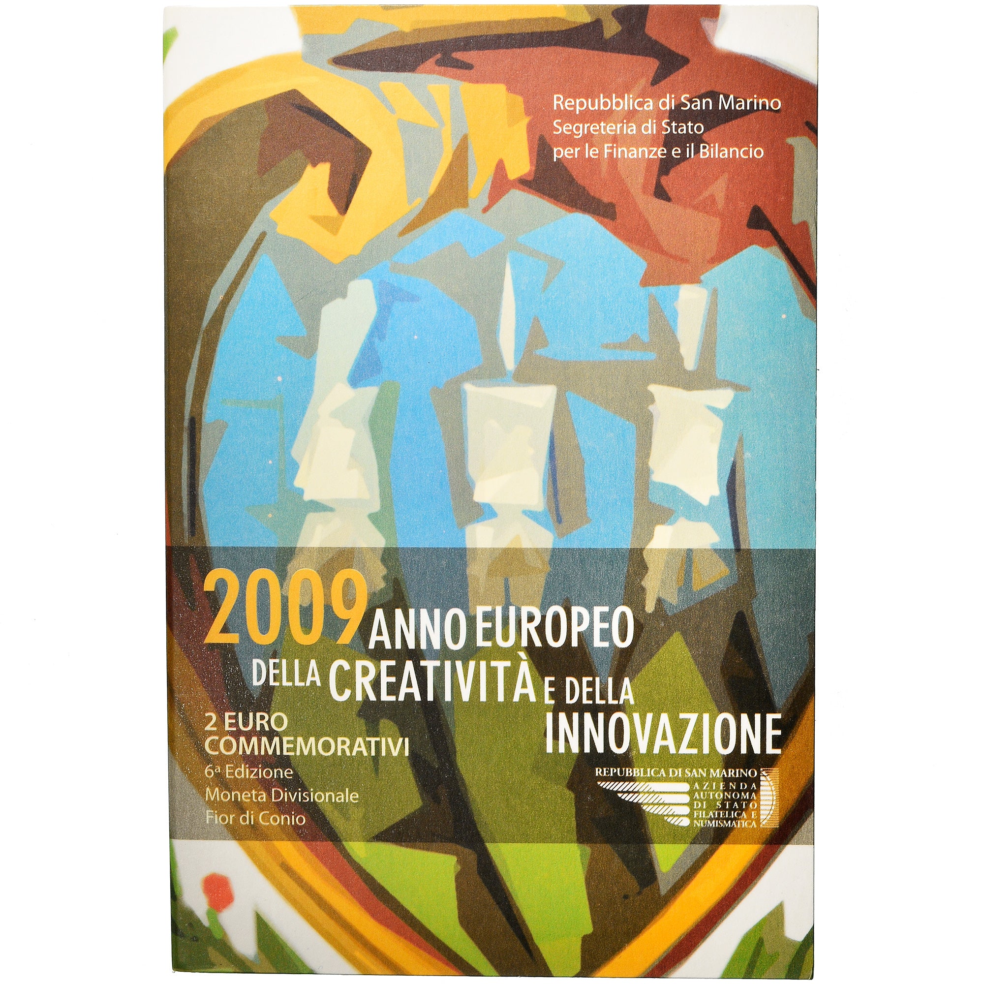 San Marino, 2 Euro, Année  de la création et de l'innovation, 2009, Rome