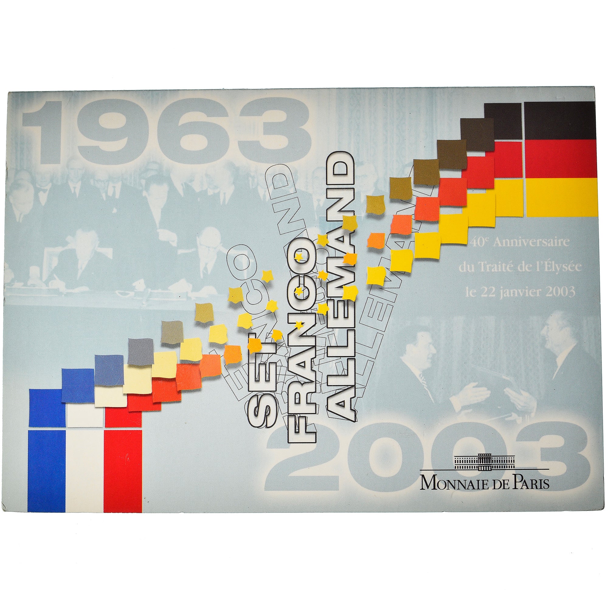 France, Set, 40th Anniversary of the Elysée Treaty, 2003, MS(65-70)