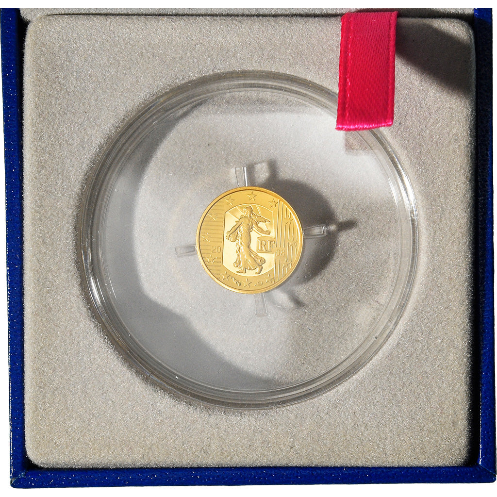 France, Semeuse, 5 Euro, 2008, Paris, BE, MS(65-70), Gold, Gadoury:EU332