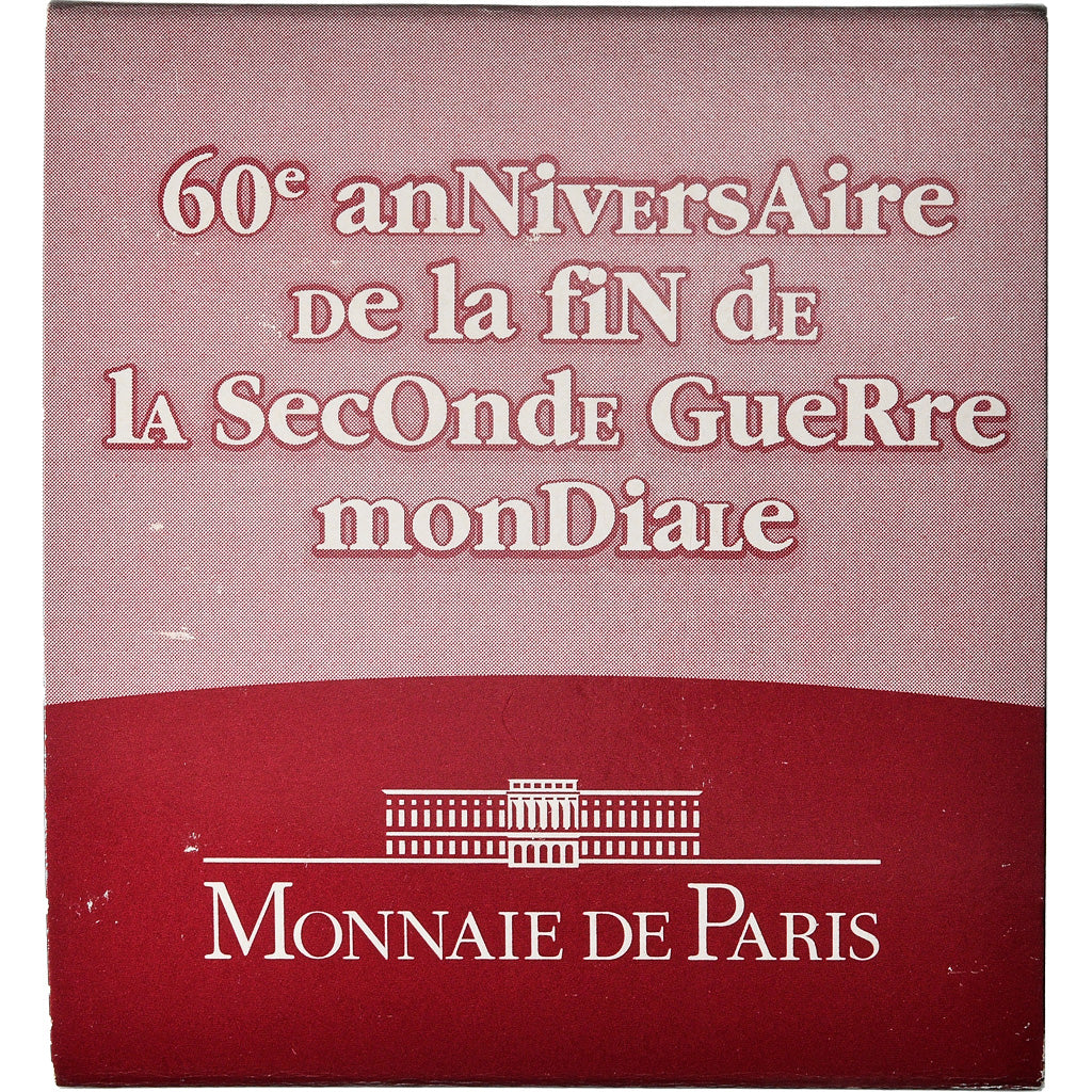 France, 1-1/2 Euro, End of the Second World War, 2005, Paris, Proof, MS(65-70)