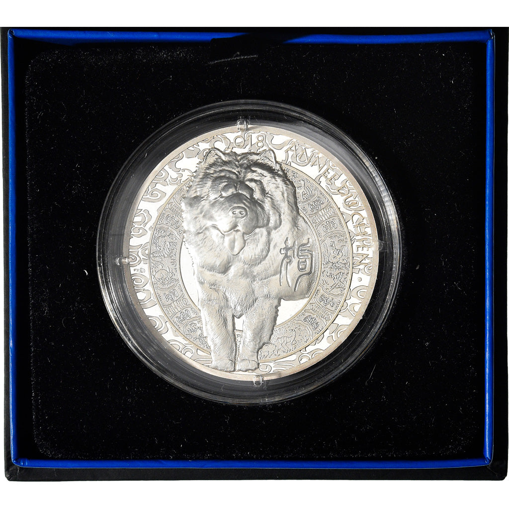 France, Monnaie de Paris, 20 Euro, Année du Chien, 2018, Paris, FDC, Argent