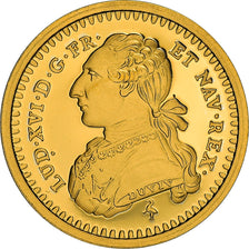 France, Médaille, Louis XVI, Reproduction, Demi-Louis d’or aux lunettes de