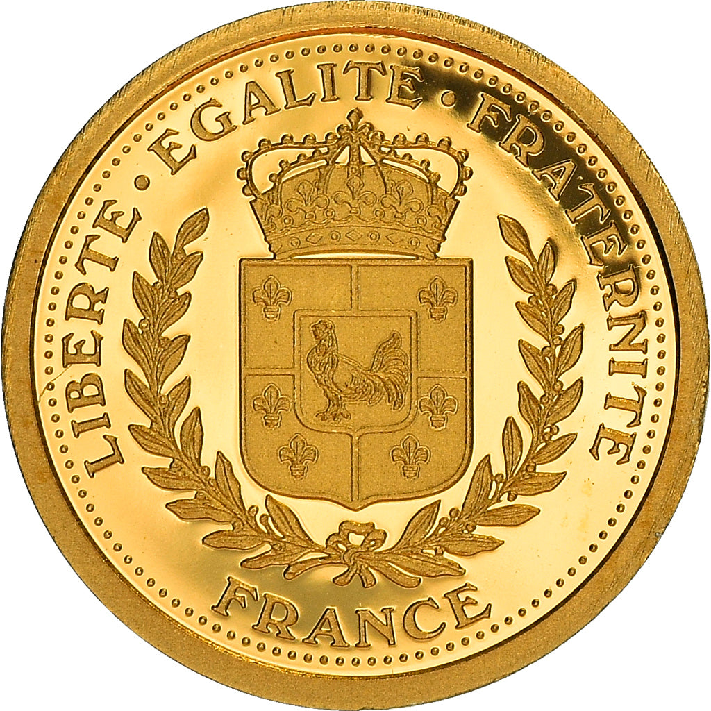 France, Médaille, Charles de Gaulle, 55è Anniversaire du Nouveau Franc, FDC