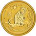 Moneda, Australia, Elizabeth II, Year of the Monkey, 15 Dollars, 2016, 1/10 Oz