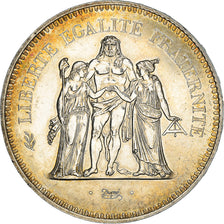 Coin, France, Hercule, 50 Francs, 1974, Paris, AU(55-58), Silver, KM:941.1