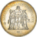 Coin, France, Hercule, 50 Francs, 1974, Paris, AU(55-58), Silver, KM:941.1