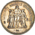 Coin, France, Hercule, 50 Francs, 1976, Paris, AU(55-58), Silver, KM:941.1